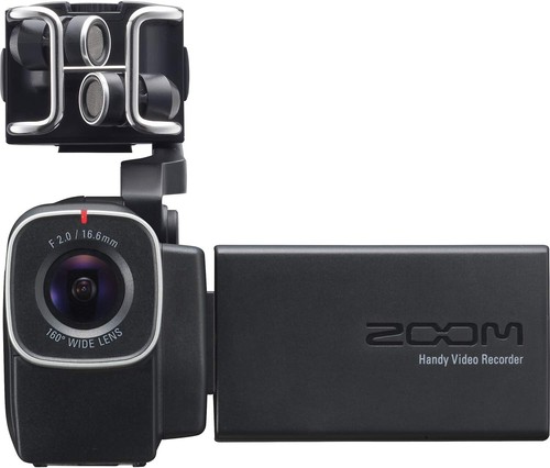 ZOOM Handy Video Camera Recorder HD Video + 4 Track Audio Q8 W/Box - Picture 2 of 12