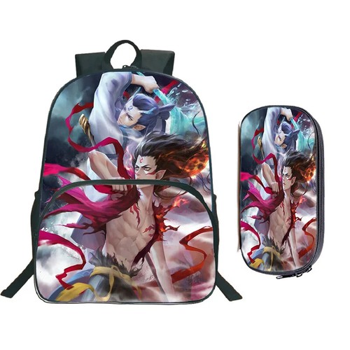 Nezha Niño Niña Mochilas Informales Bolso para Bolígrafo Mochila Majin Taito Mochila Escolar Mochila - Imagen 45 de 56