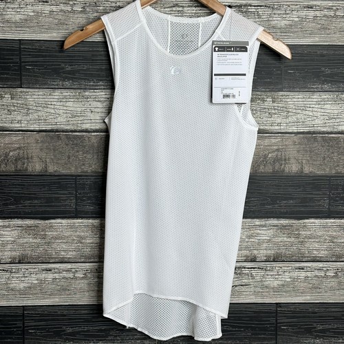 NEW Pearl Izumi Womens Transfer Sleeveless Baselayer Tank Top Size XS White Mesh - Picture 1 of 11