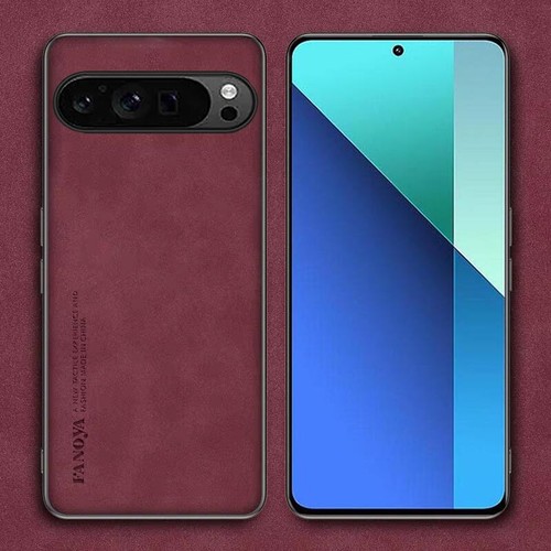 For Google Pixel9 9Pro XL Nubuck Leather Fabric Coated Rubber Hard case cover - Picture 13 of 15