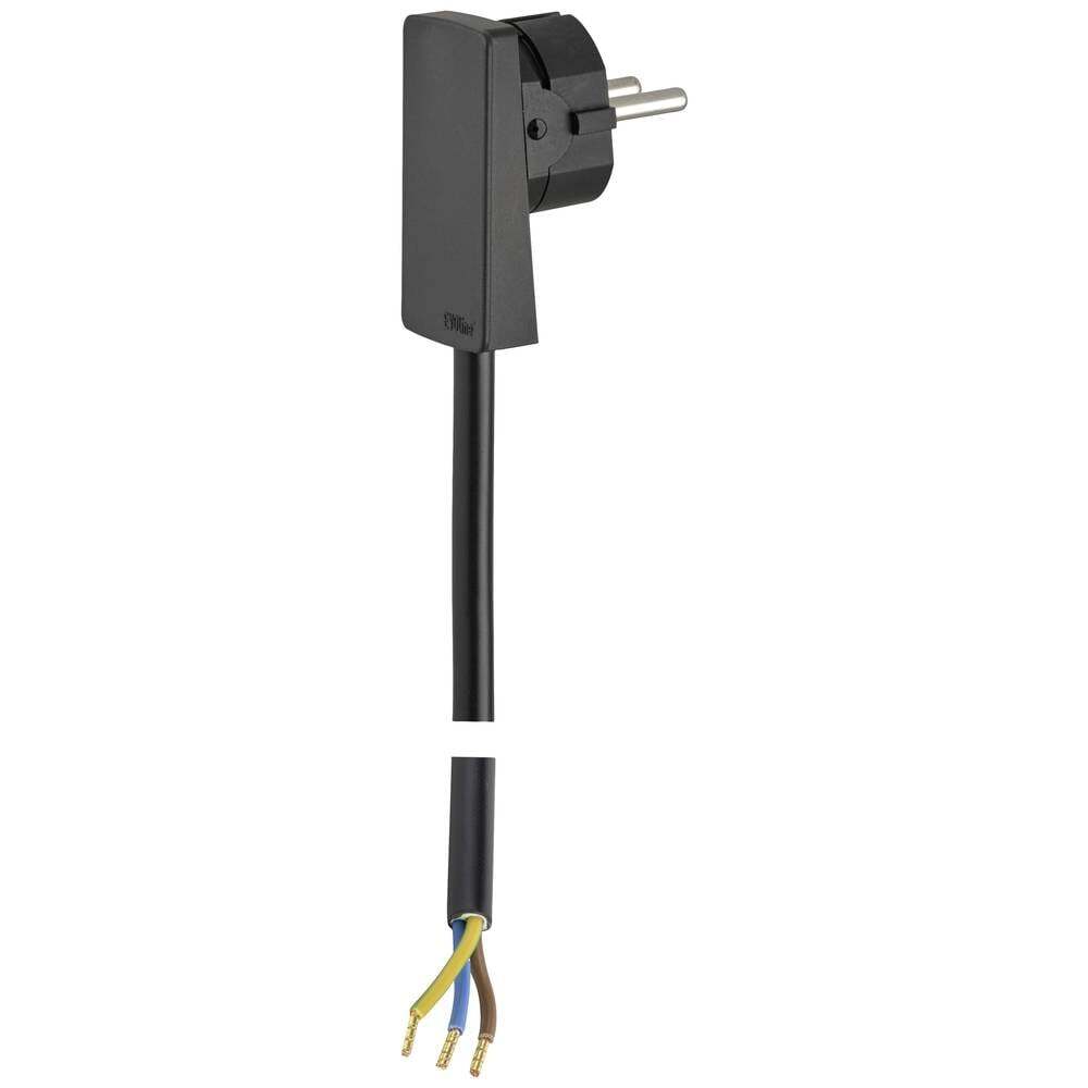 EVOline 1512 0015 1100 Strom Anschlusskabel Schwarz 1,5 м