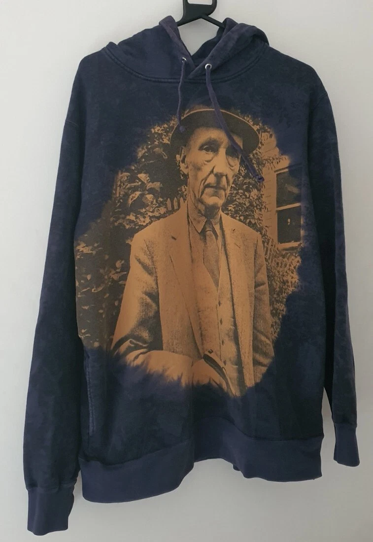 Sweat à capuche SS16 Supreme Burroughs taille XL bleu marine