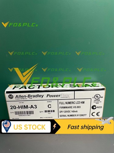 AllenBradley 20-HIM-A3 PowerFlex Full Numeric LCD HIM SER C 12VDC 140ma US STOCK - Picture 5 of 5