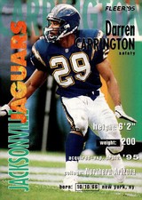 1995 Fleer #169 Darren Carrington Football Card ExNm