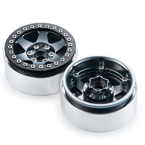 4PCS 2.2'' Beadlock Wheel Rims for 1/10 RC Axial SCX10 Wraith 90053 90048 - Picture 20 of 21