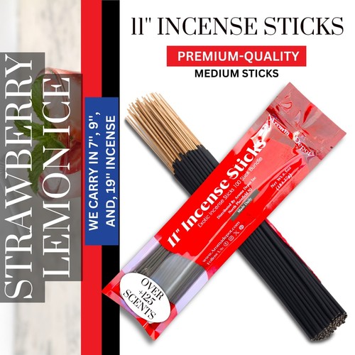 100 Hand-Dipped 11'' Incense Sticks - Mix & Match Scents - Wholesale Bulk Pack - Picture 114 of 125