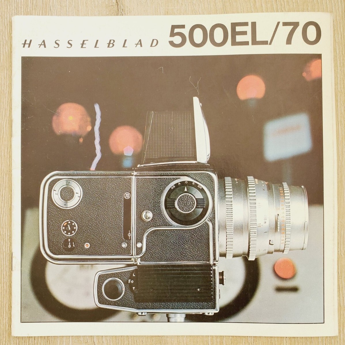 HASSELBLAD 500EL/70 Vintage 1968 Camera Brochure Sweden English | eBay