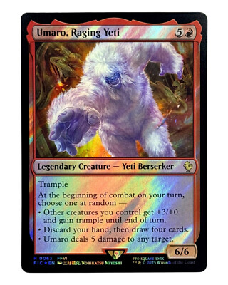 MTG | Umaro, Raging Yeti | Final Fantasy | Surge Foil | NM | EN