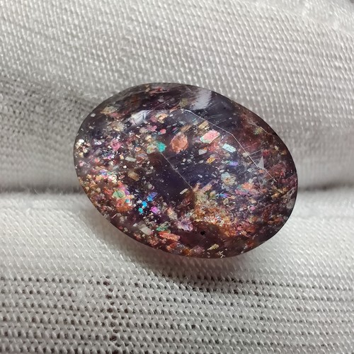 Natural Flashy Oval Shape Faceted iolite sunstone for Ring Jewelry 3.6 Cts - Picture 6 of 6
