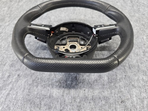 3 SPOKE PERFORATED STEERING WHEEL ASSEMBLY 126K OEM 13-17 AUDI A4 A5 S4 S5 RS5 - Picture 4 of 14