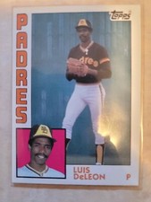 1984 TOPPS LUIS DELEON #38 NM 