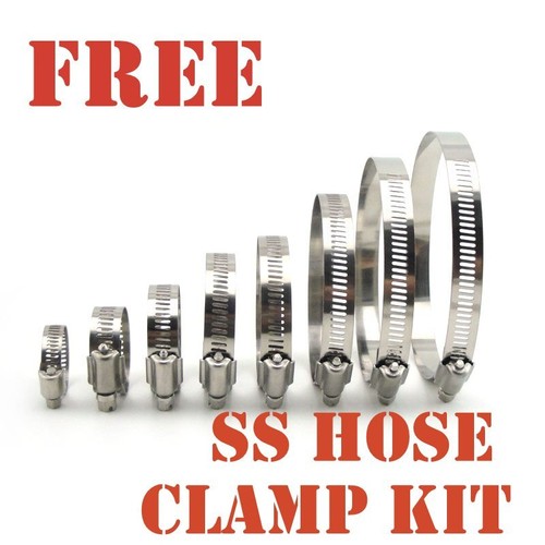 VW 1.8T 99-05 Jetta Turbo MK4 Inlet Intake Silicone Piping Pipe Kit Black - Picture 4 of 7