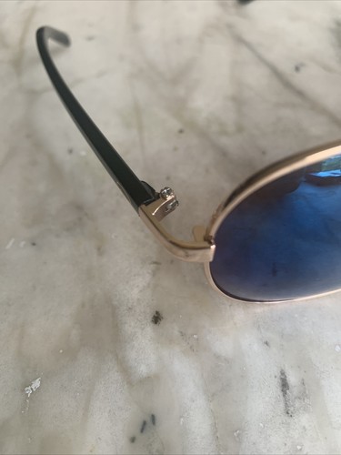 Neu mit Etikett Oscar De La Renta Unisex-Sonnenbrille 3045 gold/blau - Bild 5 von 12