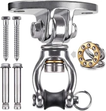SELEWARE Swivel Swing Hanger Stainless Steel Swing Hook Heavy Duty Ceiling Swing