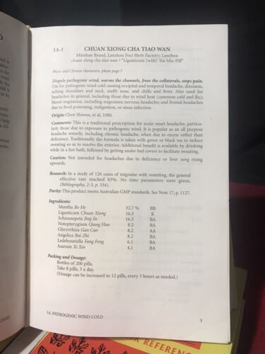CHINESE HERBAL PATENT MEDICINES: THE CLINICAL DESK REFERENCE Jake Paul Fratkin - Picture 3 of 4