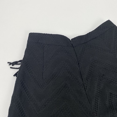 Alice McCall Womens Peplum Shorts Skort Size UK 8 Black Lace High Waisted - Picture 7 of 12