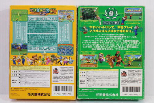 Boxed Lot of 2 Mario Golf & Mario Tennis Nintendo 64 N64 Japan Import US Seller - Picture 2 of 12