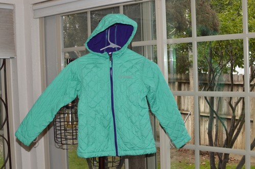 Columbia  Jacket Girls See Measurements Outdoor Reversible Puffer - Picture 1 of 4
