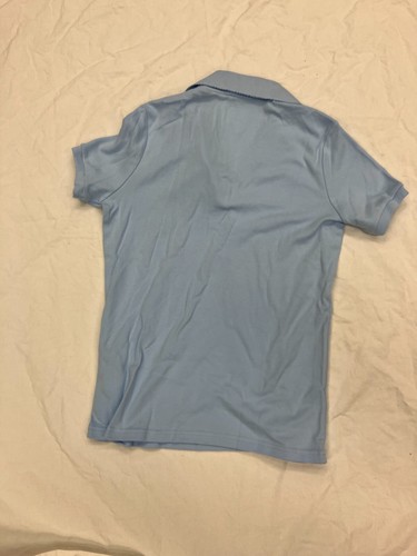 French Toast Girl's Short Sleeve Interlock Light Blue Uniform Polo Shirt Sz: L - Picture 8 of 8