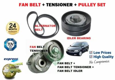 FOR CHRYSLER VOYAGER 2.5 2.8 AUXILIARY DRIVE FAN BELT TENSIONER 04-07 04861630AA