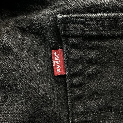 Levi’s 511 Slim Jeans Men’s 36x34 Black Wash Distressed Y2K Grunge Vein Faded - Picture 7 of 10