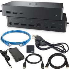 USB C Docking Station Dell Universal Dock UD22 HDMI DisplayPort Black