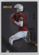 2022 Wild Card MATTE Black 20 Stripe 96/100 Jalen Tolbert #MB-55 Rookie RC 0q3. rookie card picture