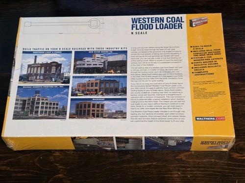 N Scale - Walthers Cornerstone 933-3247 Western Coal Flood Loader N8942 Sealed - Picture 2 of 3