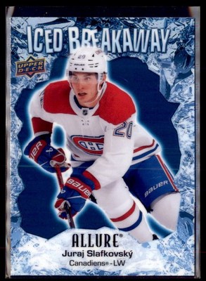 2023-24 Allure Iced Breakaway Juraj Slafkovsky Canadiens IB-19