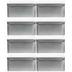 8 PCs Blechbehälter Metall -Dosen -Aufbewahrungsbox mit Deckel Home Organizer