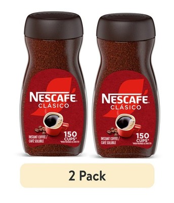 Nescafé Clasico Dark Roast Instant Coffee, 10.5 oz , 2 Pack Free shipping