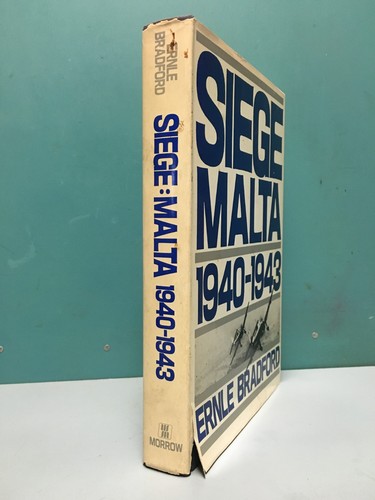 Siege: Malta 1940-1943 by Ernle Bradford 1st/1st HC/DJ 1986 - Bild 2 von 13