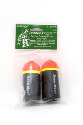 Beau-Mac LDBDV-L Bobber Doggin' Float Foam Flame Top Large 2-Pack