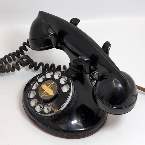 Western Electric Rotary Desk Telephone Antique D1 & F1 Handset - Bild 4 von 9