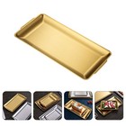 1 stück backen pan haushalt grillen teller küche flache bodenschale golden