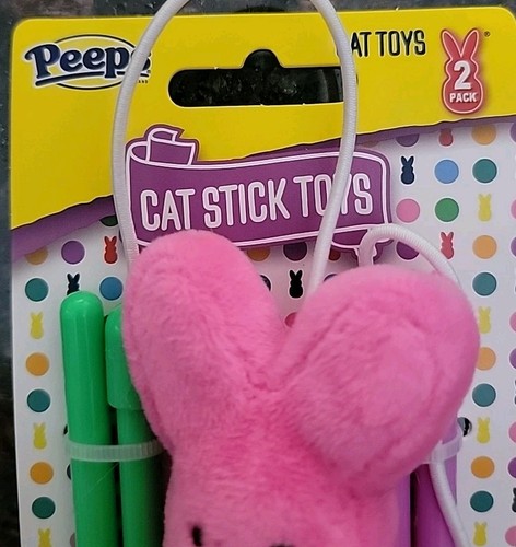 Peeps Eater Katze Rassel Stock Spielzeug 2er Set - Bild 3 von 3