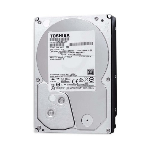TOSHIBA HARD DISK HDD 2TB 2000GB 3,5" SATA INTERNO COMPUTER FISSO DESKTOP PC - Picture 2 of 4
