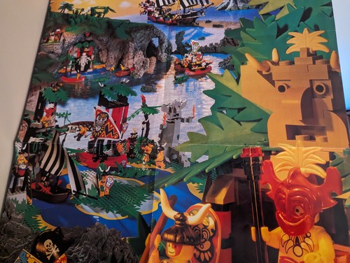 Vintage (1994) LEGO Large PIRATES / ISLANDERS Poster - NO BORDER - VERY RARE - Picture 3 of 11