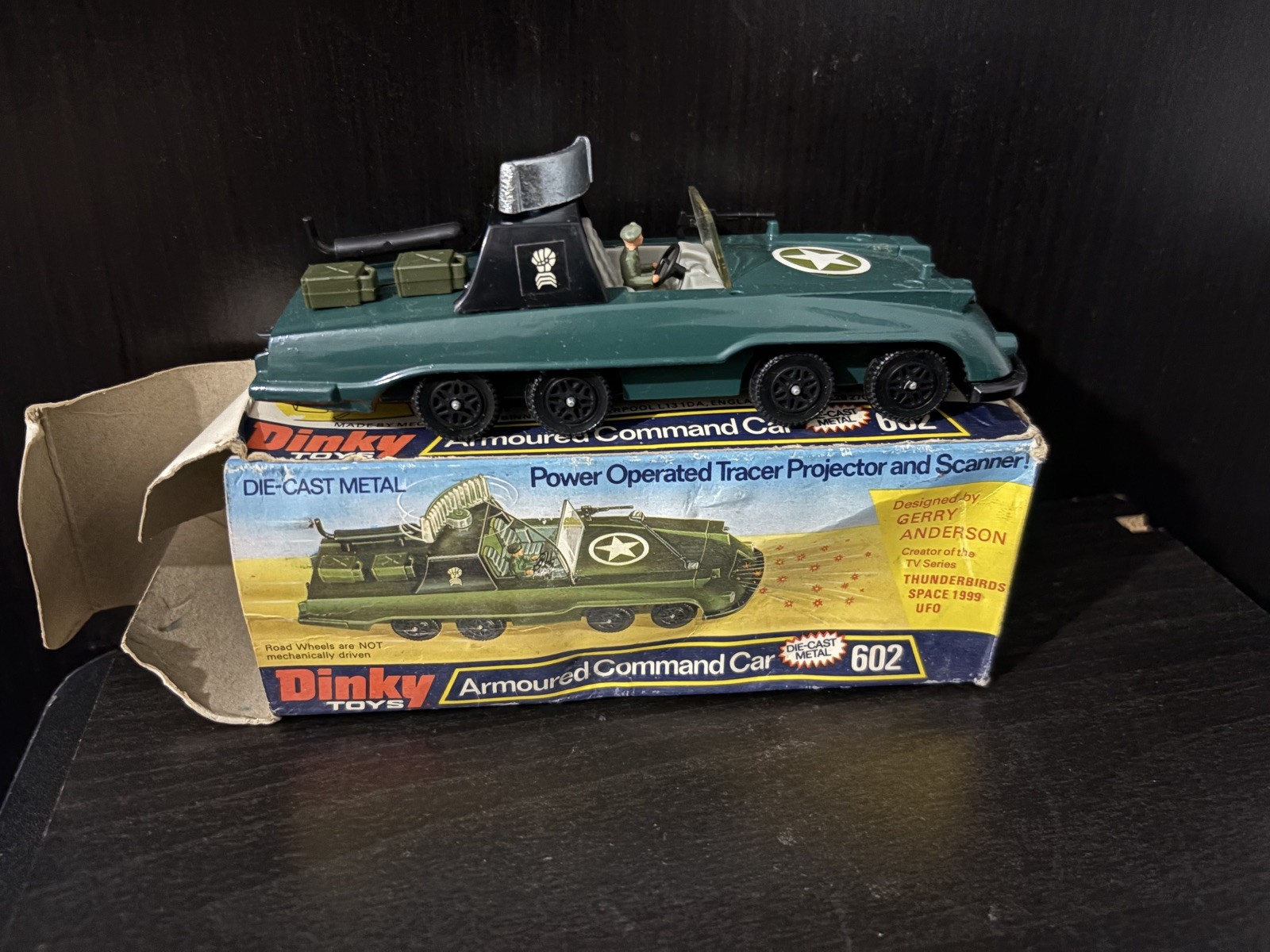 Dinky 602, Armoured Command Car - Free Price Guide & Review