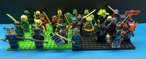 LEGO Ninjago (Some RARE) Minifigure Lot of 28 Comes with Accessories Ninja ๐๐ - Picture 5 of 19