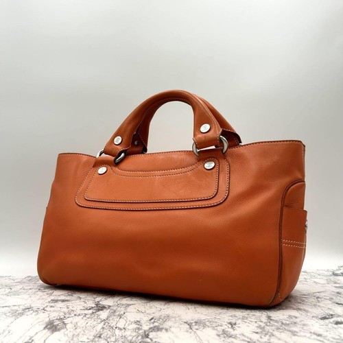 Celine Handtasche Beuteltasche Handtasche Boogie Leder orange echt - Bild 14 von 24