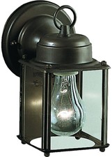 Kichler 9611 Bronze 1-Light 8" Outdoor Wall Light