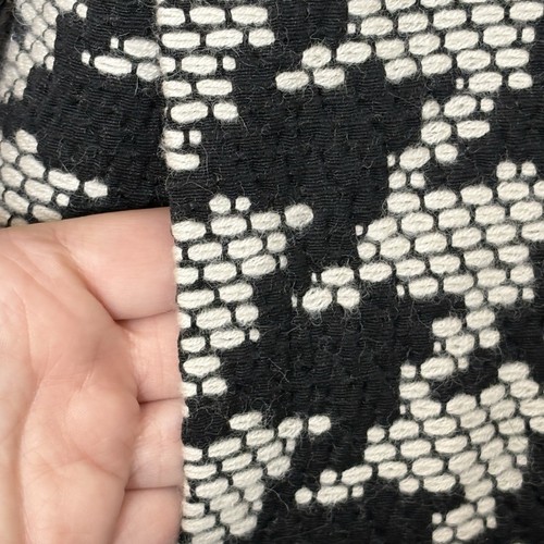 Talbots Petites Coat 2P Wool Houndstooth Black White Tweed Mod Preppy Academia - Picture 5 of 16