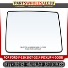 Passenger Upper Mirror Glass for Ford F-150 2007-2014 Pickup with Manual Adjust