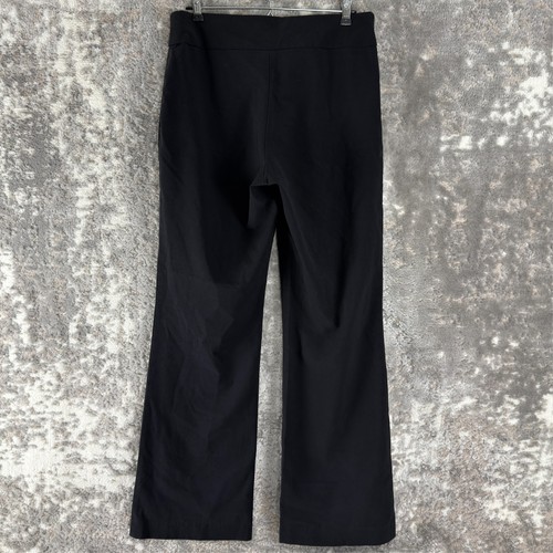 Counterparts Size 8 Stretch Flat Front Pants Black Pull On Casual - Picture 3 of 11