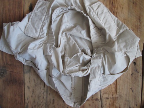 Cabela's Guide Wear Men's Shorts 2XL Water Cargo Stone White 100% Nylon Vintage - Picture 5 of 6