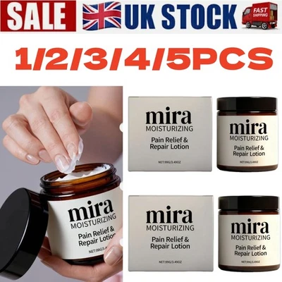 Mira Pain Relief Lotion,Mira Organics Cream Skin Repair Cream for All Skin Types