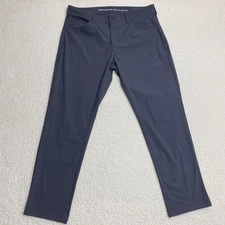 Rhone Commuter Pants Mens 35 Gray Slim Straight Five Pocket Stretch Performance