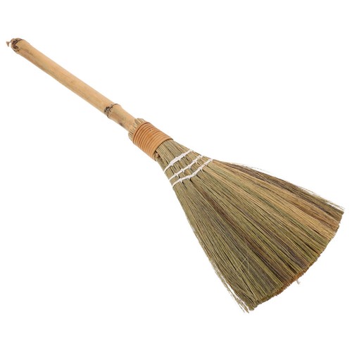  Scopa di paglia asiatica: scopa di paglia vietnamita - spazzatrice portatile per erba con bambù - Foto 8 di 12