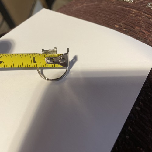 Natürlicher Abalone Muschel Fingerring Glücksamulett verstellbar Vintage schön - Bild 3 von 4